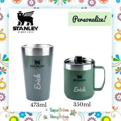 Stanley - Kit Hammertonr Green com gravação a laser