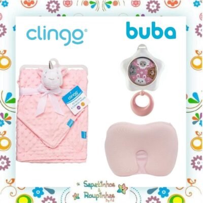 Clingo/Buba - Kit Soninho rosa