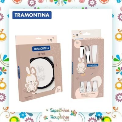 Tramontina - Kit Coelha Le Petit com gravação a laser