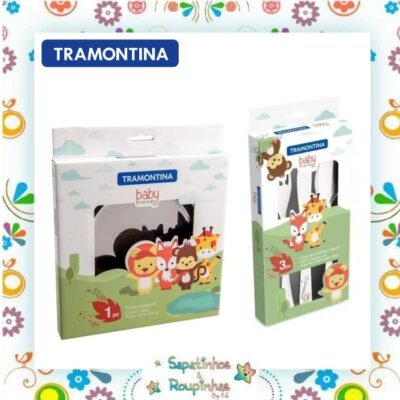 Tramontina - Kit Baby Friends com gravação a laser