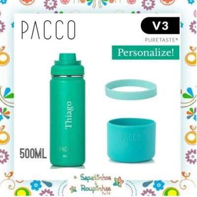 Pacco - Kit Esmeralda/Turquesa com gravação a laser