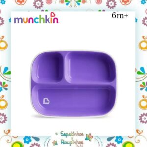 Munchkin - Kit alimentação Roxo com gravação a laser - Imagem 8