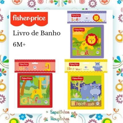 Fisher Price - Livro de Banho Zoo 6M+