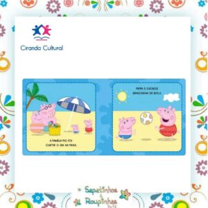 Ciranda Cultural - Livro de Banho Peppa Pig Praia em Família - Imagem 3