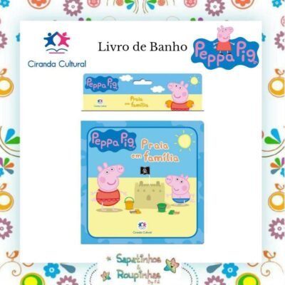 Ciranda Cultural - Livro de Banho Peppa Pig Praia em Família