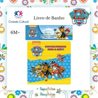 Ciranda Cultural - Livro de Banho Patrulha Canina 