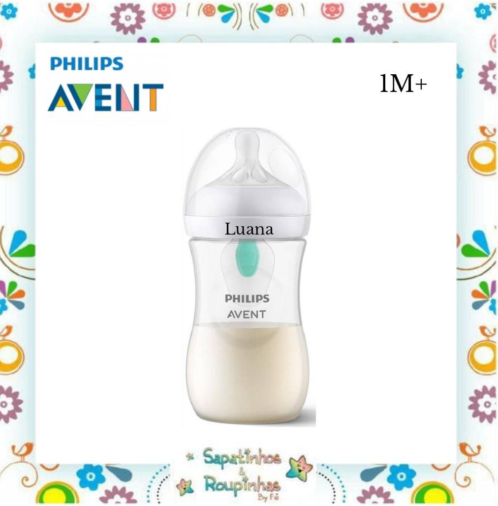 Philips Avent - Mamadeira Pétala 260ml AirFree com gravação a laser - Imagem 5