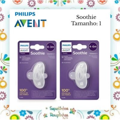 Philips Avent - Chupeta Soothie Tamanho 1