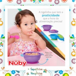 Nûby - Kit Refeição Azul com gravação a laser - Imagem 9