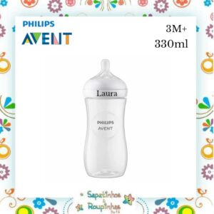 Philips Avent - Mamadeira Pétala 3.0 330ml com gravação a laser  - Imagem 3