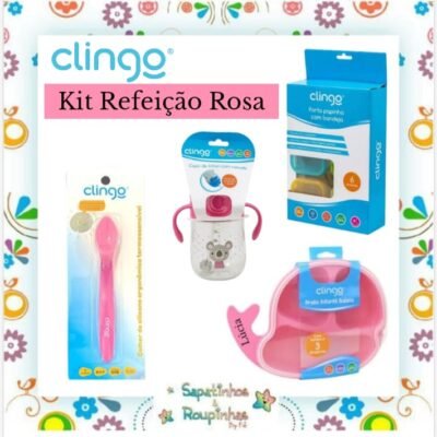 Clingo - Kit Refeição Rosa