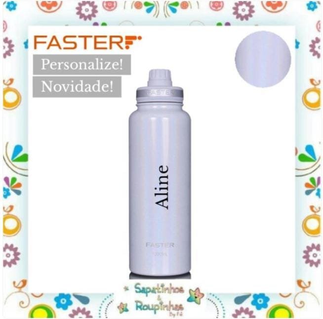 Faster - Kit Garrafa Térmica, Alça e Capa com gravação a laser - Imagem 3