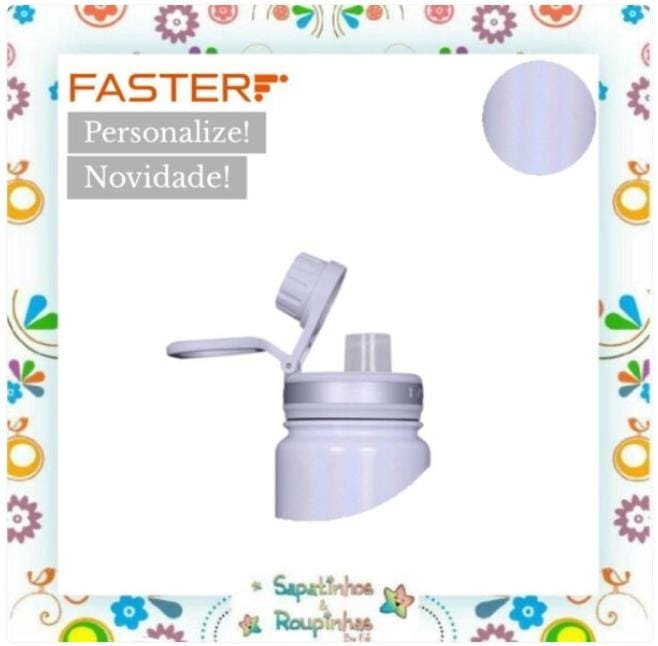 Faster - Kit Garrafa Térmica, Alça e Capa com gravação a laser - Imagem 2