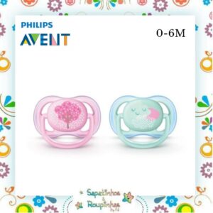 Philips Avent - Chupeta Ultra Air Nuvem/Árvore 0-6M - Imagem 3