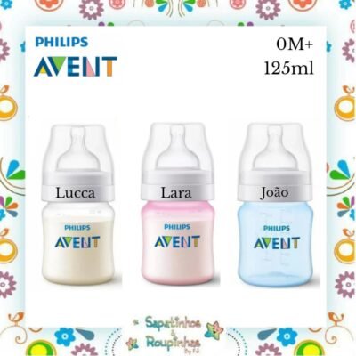 Philips Avent - Mamadeira Classic 125ml com gravação a laser