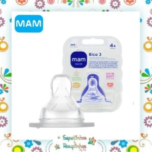 MAM - Bico mamadeira 4+ meses - Imagem 1