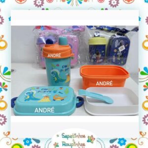 Kit Marmita e copo com Bico Duplo e com gravação a laser - Imagem 5