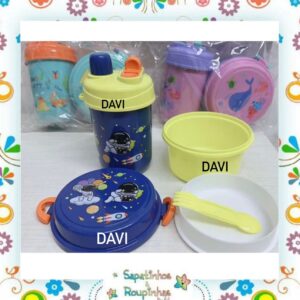 Kit Marmita e copo com Bico Duplo e com gravação a laser - Imagem 3