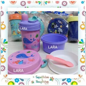 Kit Marmita e copo com Bico Duplo e com gravação a laser - Imagem 4