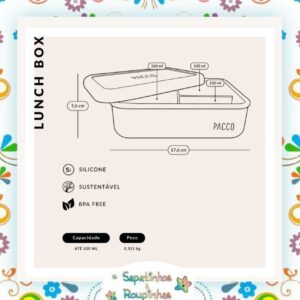 Pacco - Lunch Box em silicone - Imagem 5