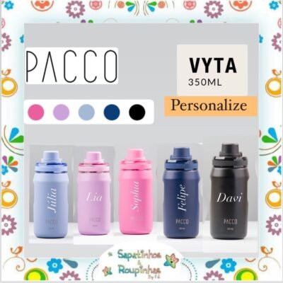 PACCO - Garrafa Térmica Vyta 350ml com gravação a laser