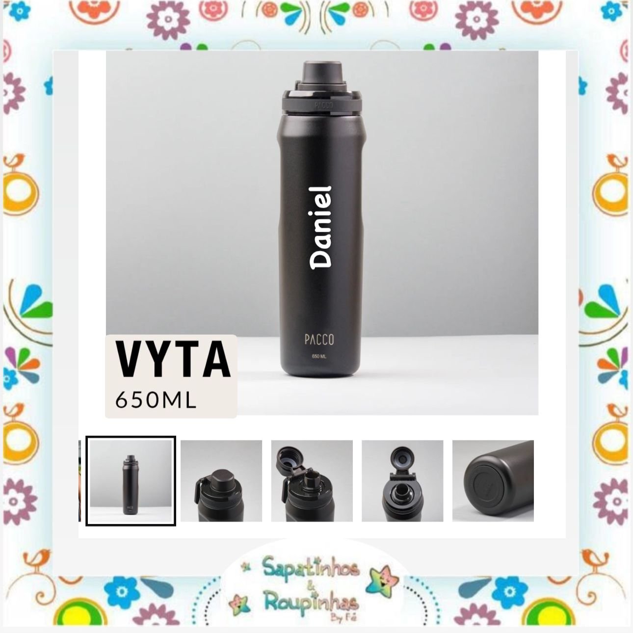 PACCO – Garrafa Térmica Vyta 650ml com gravação a laser - Imagem 12