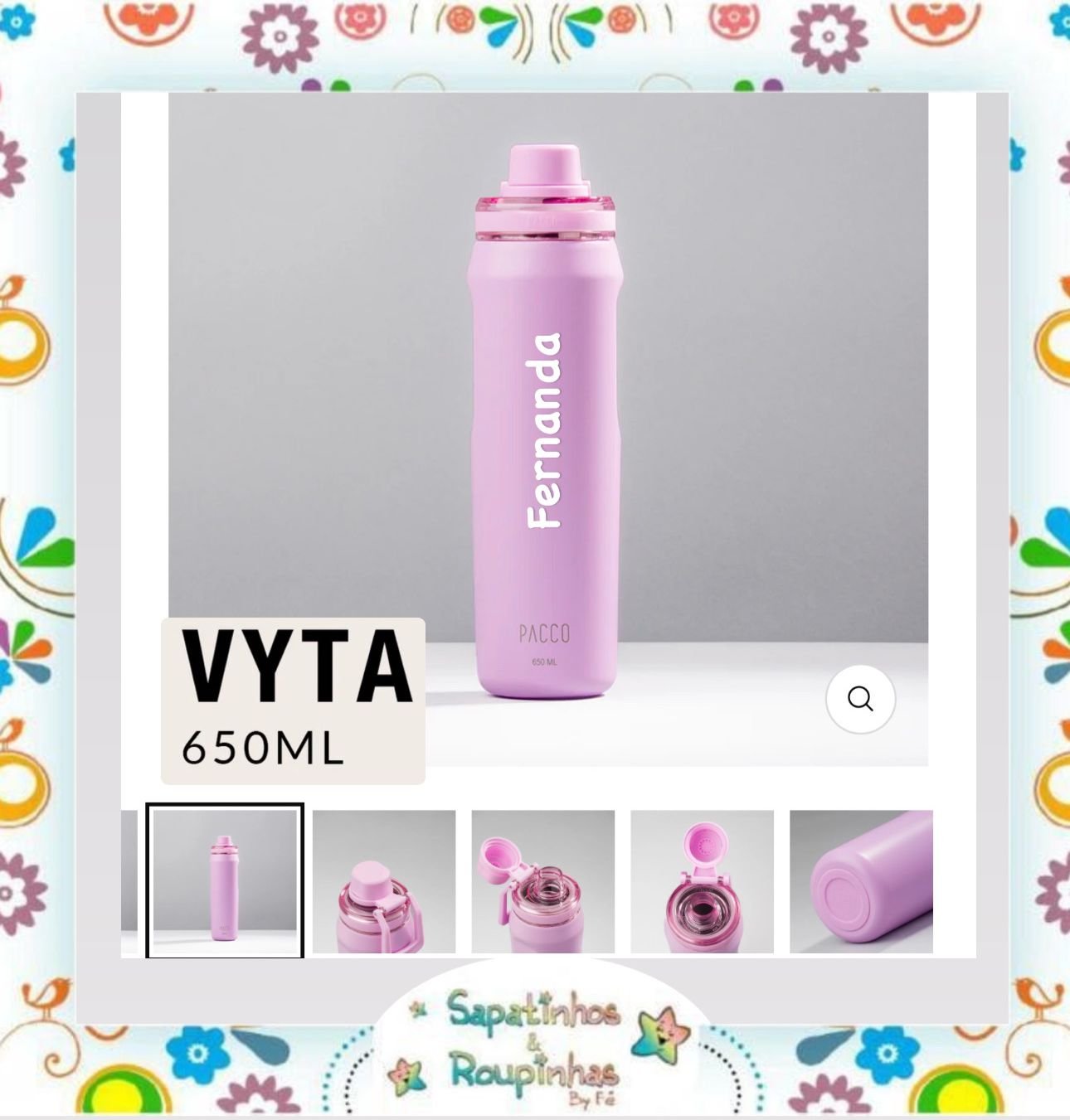PACCO – Garrafa Térmica Vyta 650ml com gravação a laser - Imagem 11