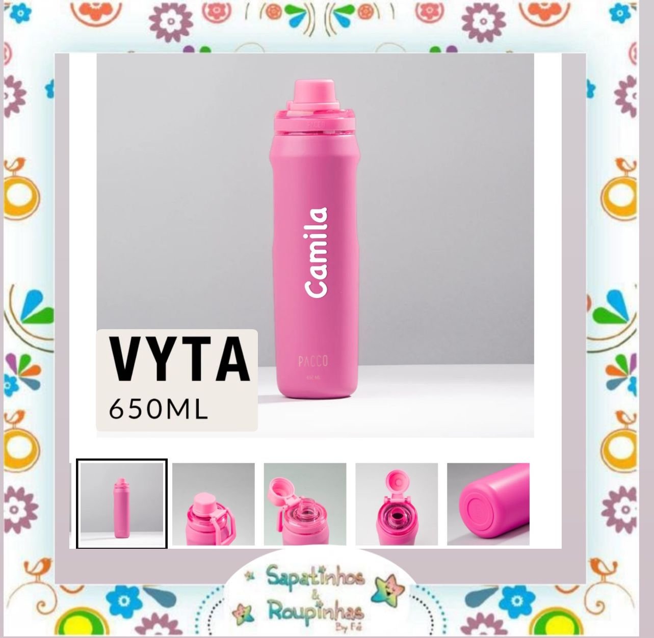 PACCO – Garrafa Térmica Vyta 650ml com gravação a laser - Imagem 13
