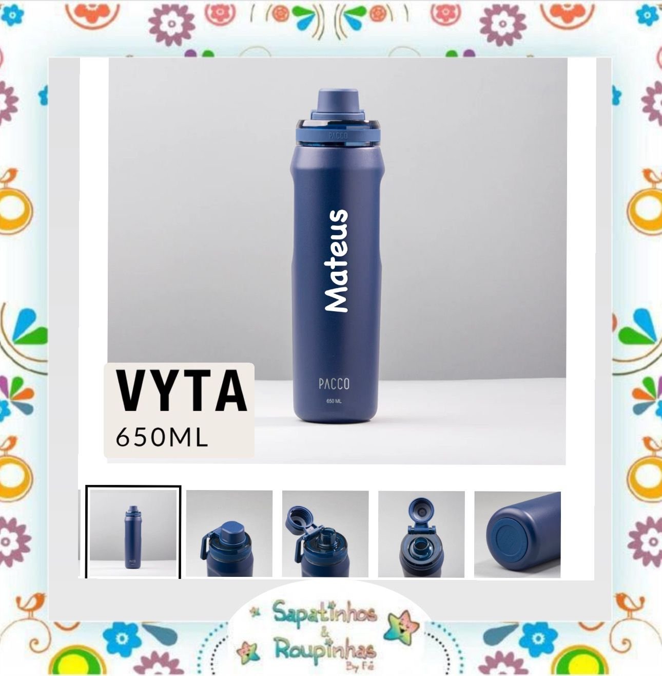 PACCO – Garrafa Térmica Vyta 650ml com gravação a laser - Imagem 15