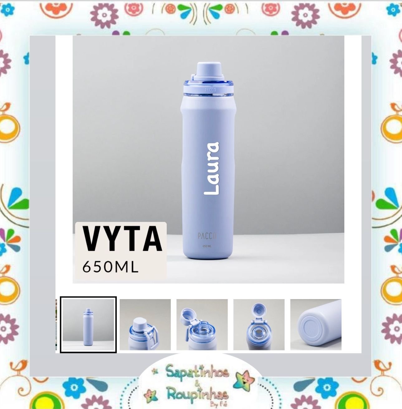 PACCO – Garrafa Térmica Vyta 650ml com gravação a laser - Imagem 16