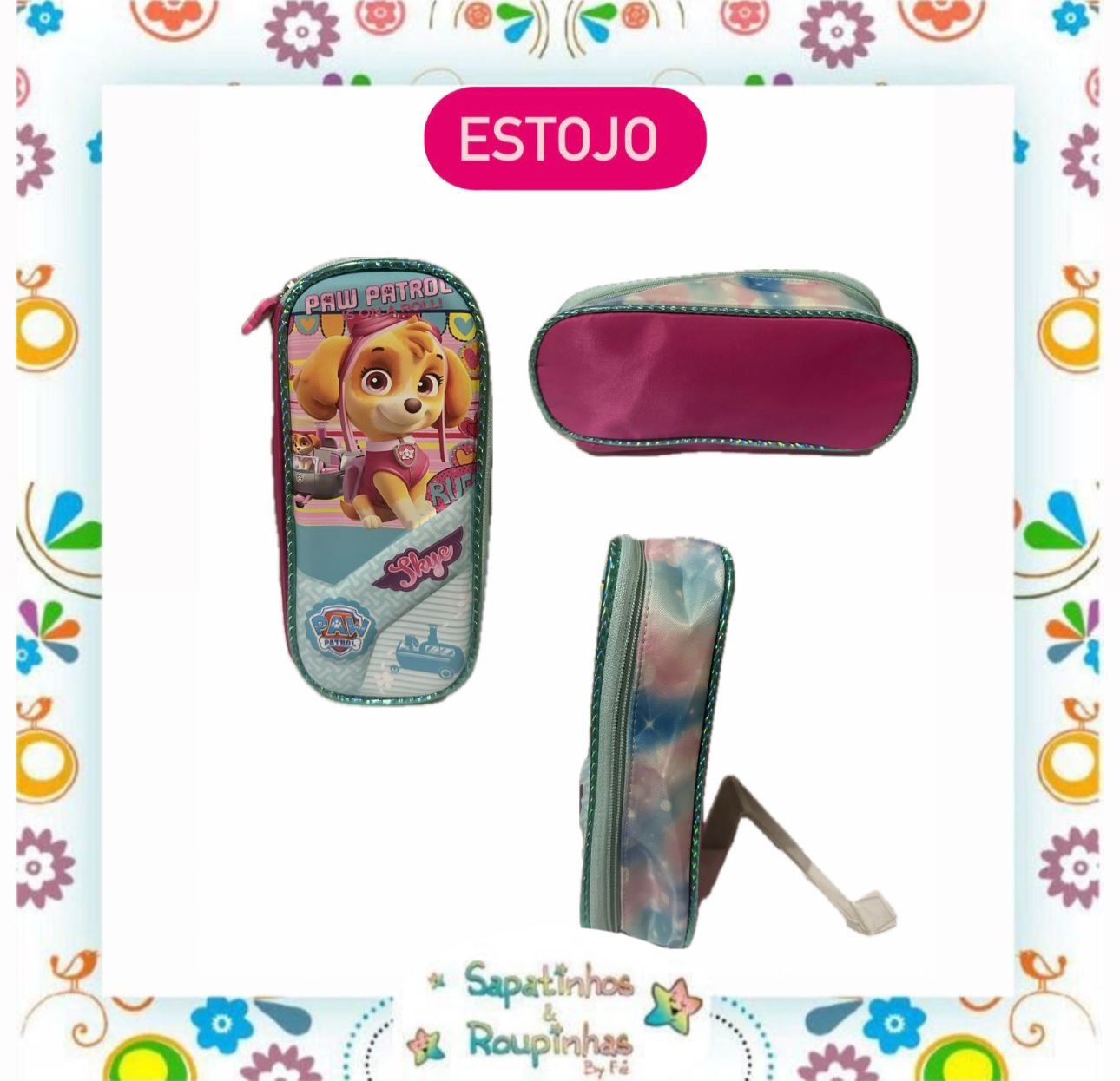 Kit 3 em 1 – Mochila de Rodinha + Lancheira + Estojo de Personagens - Imagem 6