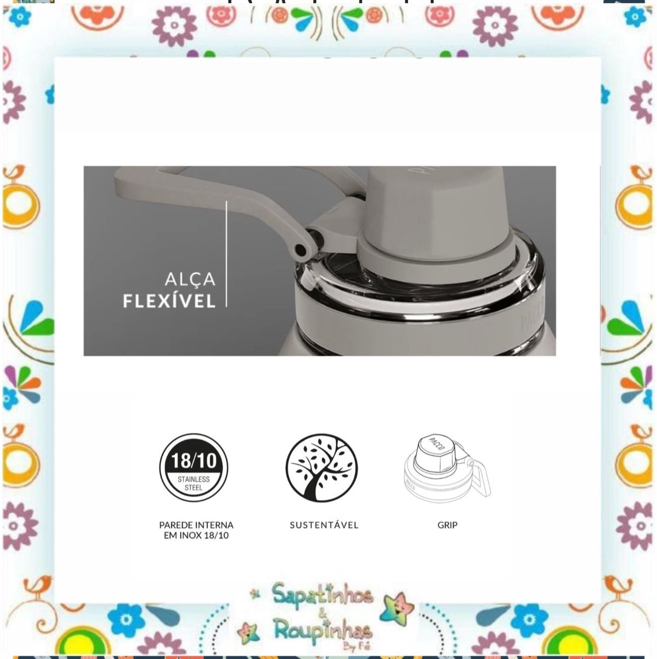 PACCO – Garrafa Térmica Vyta 650ml com gravação a laser - Imagem 8