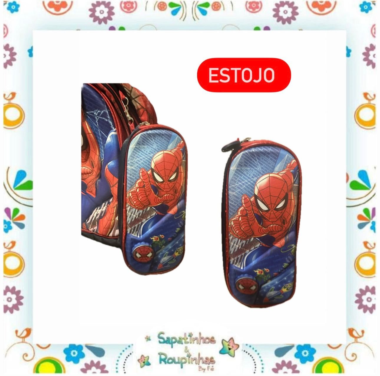 Kit 3 em 1 – Mochila de Rodinha + Lancheira + Estojo de Personagens - Imagem 16