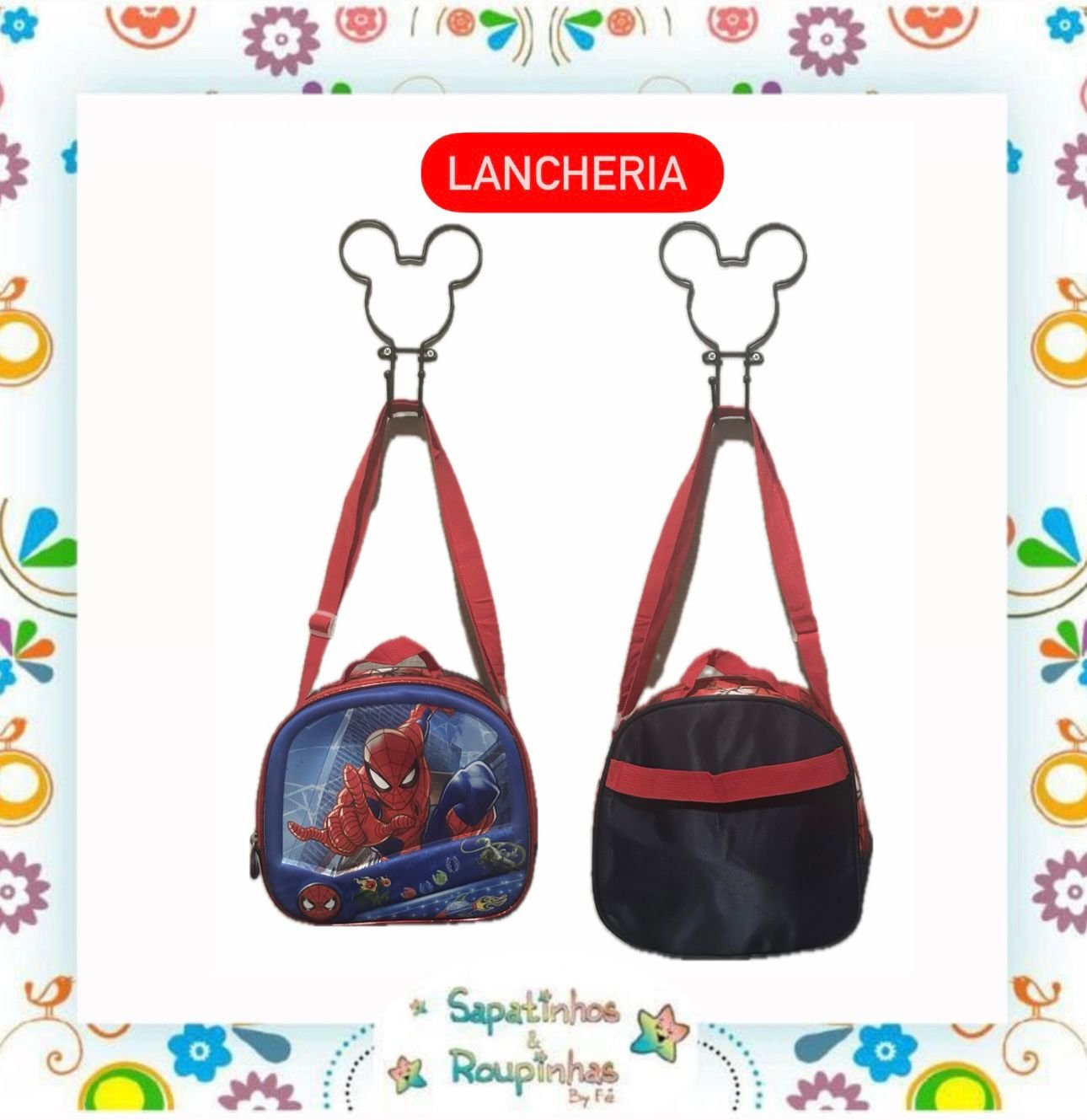 Kit 3 em 1 – Mochila de Rodinha + Lancheira + Estojo de Personagens - Imagem 15