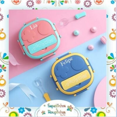 Bento box térmico com gravação a laser