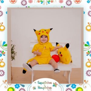 Kafca  Baby – Fantasia infantil Pikachu - Pokemon - Imagem 4