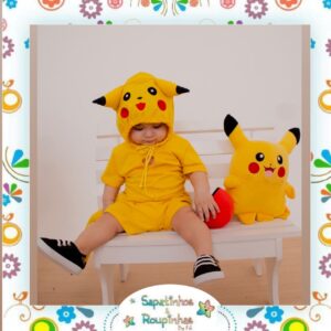 Kafca  Baby – Fantasia infantil Pikachu - Pokemon - Imagem 5