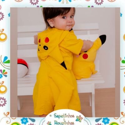 Kafca  Baby – Fantasia infantil Pikachu - Pokemon