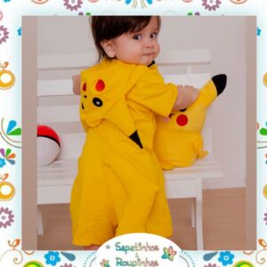 Kafca  Baby – Fantasia infantil Pikachu - Pokemon - Imagem 3