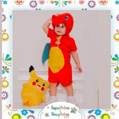 Kafca  Baby – Fantasia infantil Charizard - Pokemon