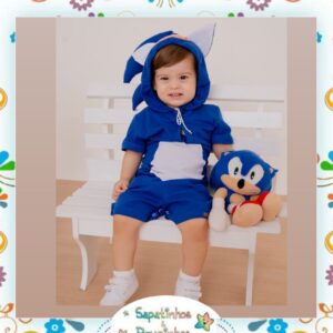Kafca Baby – Fantasia infantil Sonic - Imagem 5