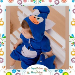 Kafca Baby – Fantasia infantil Sonic - Imagem 6
