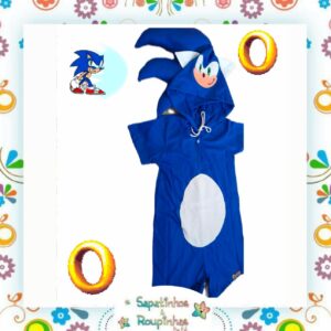 Kafca Baby – Fantasia infantil Sonic - Imagem 4