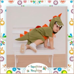 Kafca  Baby – Fantasia infantil Dino - Imagem 3