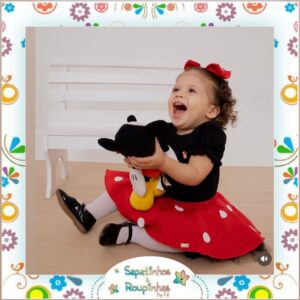 Kafca  Baby – Fantasia infantil Minnie - Imagem 3