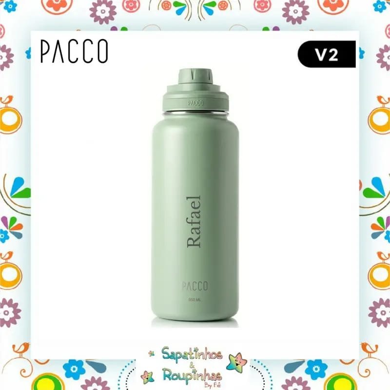 Pacco – Kit Garrafa Térmica 950ml e Capa G Alta com gravação a laser - Imagem 2