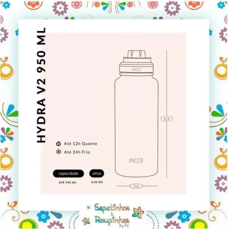 Pacco – Kit Garrafa Térmica 950ml e Capa G Alta com gravação a laser - Imagem 8