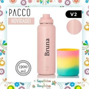 PACCO – Kit Garrafa Térmica e Capa G Alta com gravação a laser