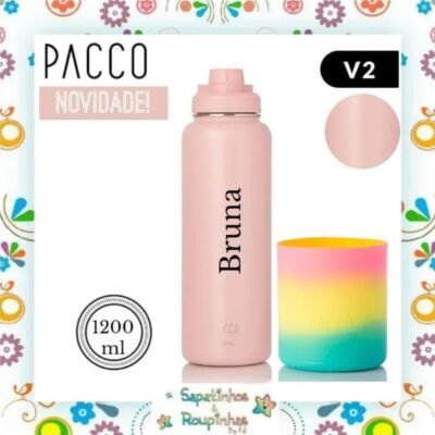 PACCO – Kit Garrafa Térmica e Capa G Alta com gravação a laser