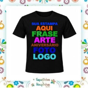 Blusas Adulto unissex Personalizadas em DTF 100% Algodão - Imagem 5